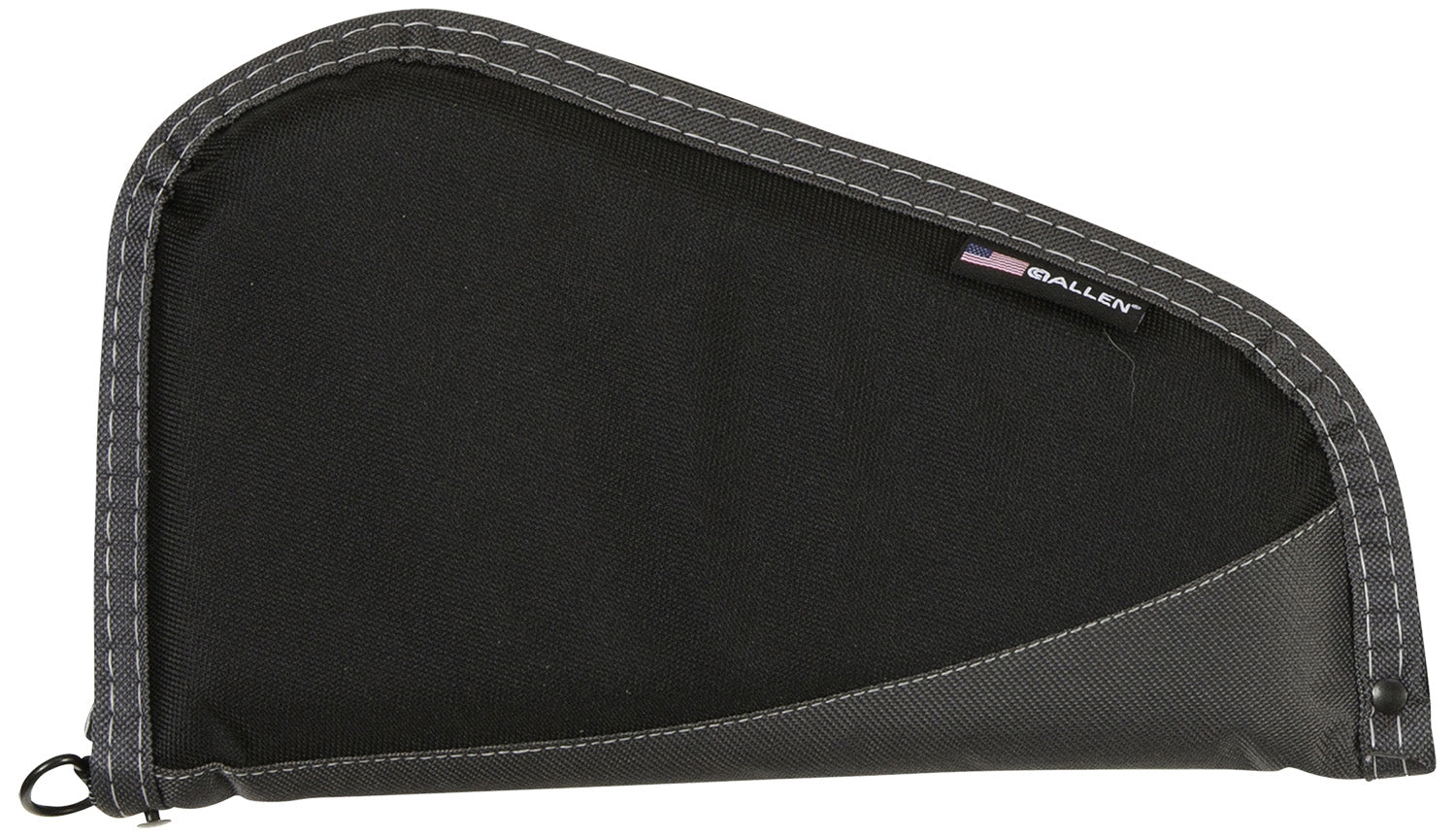 Allen 44411 Deluxe Handgun Case 11" Black/Gray with Foam Padding, Non-Absorbent Lining and Lockable Zipper