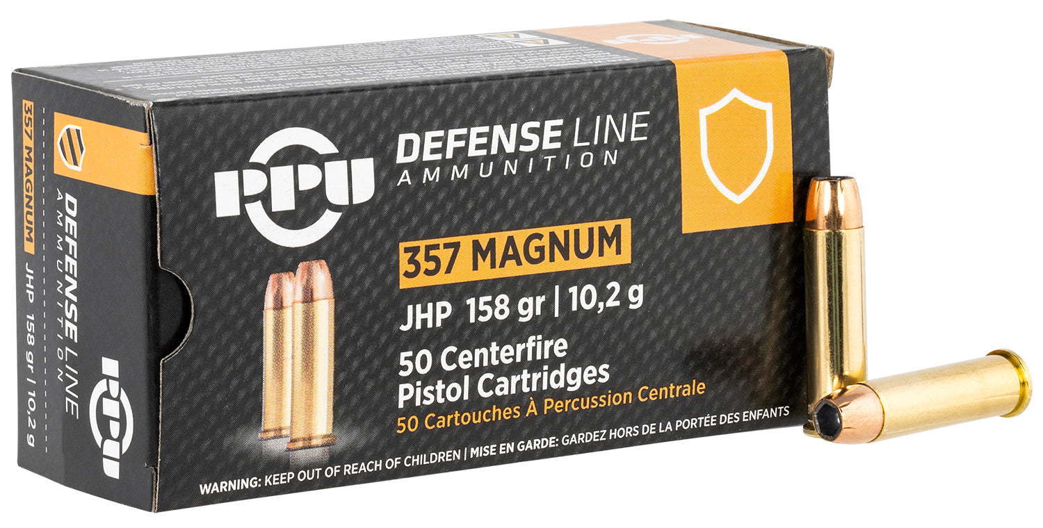 Prvi Partizan Defense .357 Magnum 158 gr JHP ammo