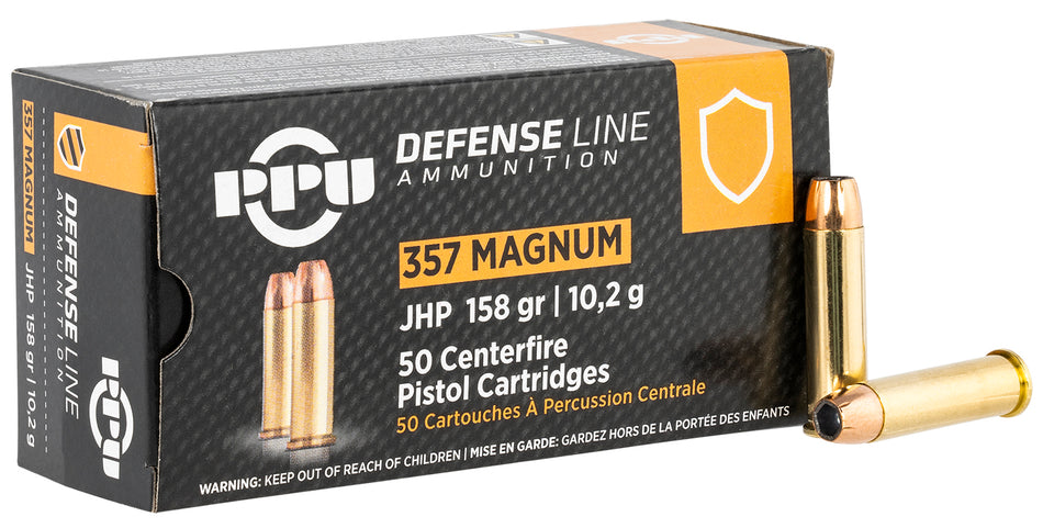 Prvi Partizan Defense .357 Magnum 158 gr JHP ammo