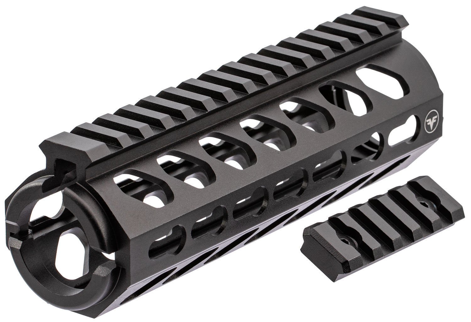 Firefield FF34053 Edge 6.62" Carbine 2-Piece KeyMod Handguard Black Matte Aluminum for AR-15