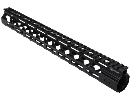 Firefield FF34067 Verge 15" M-LOK Handguard Black Anodized Aluminum for AR Platform