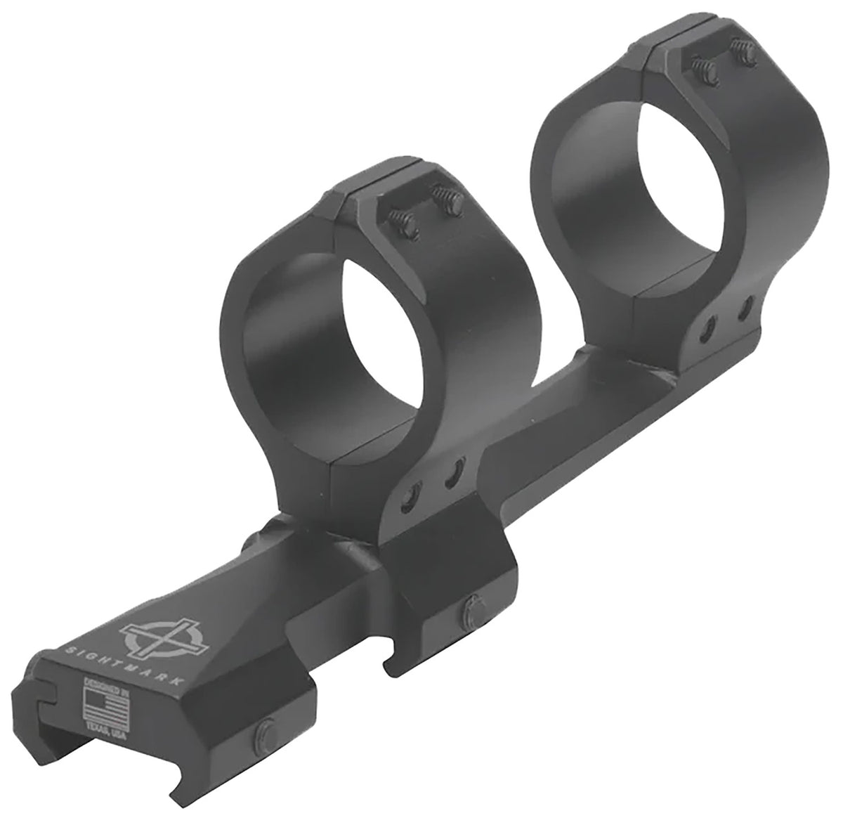 Sightmark SM34019 Tactical 30mm Fixed Cantilever Scope Mount and Ring Combo Matte Black