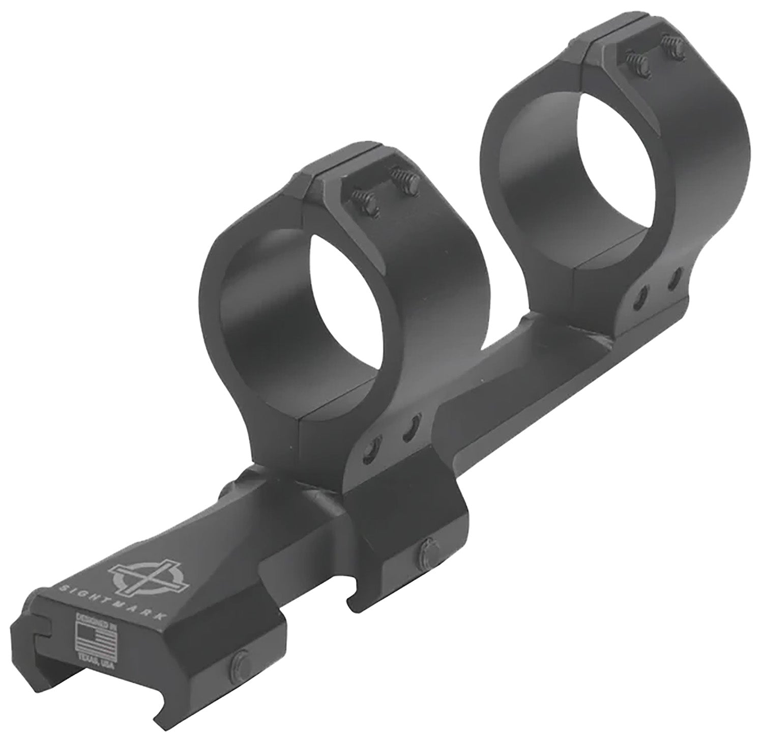 Sightmark SM34019 Tactical 30mm Fixed Cantilever Scope Mount and Ring Combo Matte Black