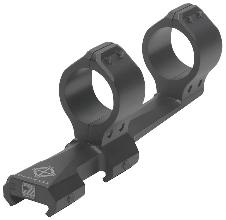 Sightmark SM34019 Tactical 30mm Fixed Cantilever Scope Mount and Ring Combo Matte Black