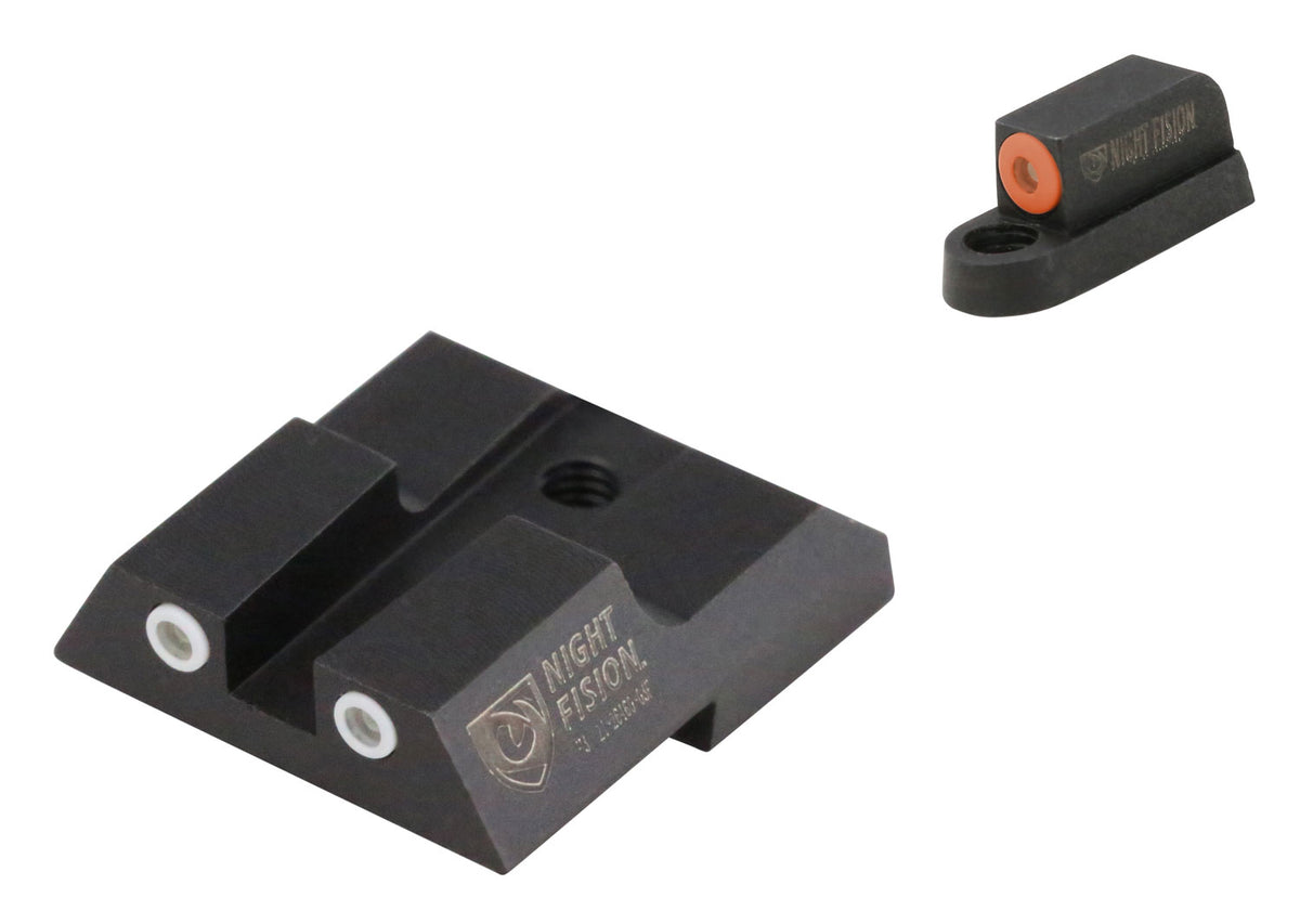 Night Fision CZU076003OGWG Tritium Night Sights for CZ P-07/P-09 Green/Orange Front & Green/White Rear