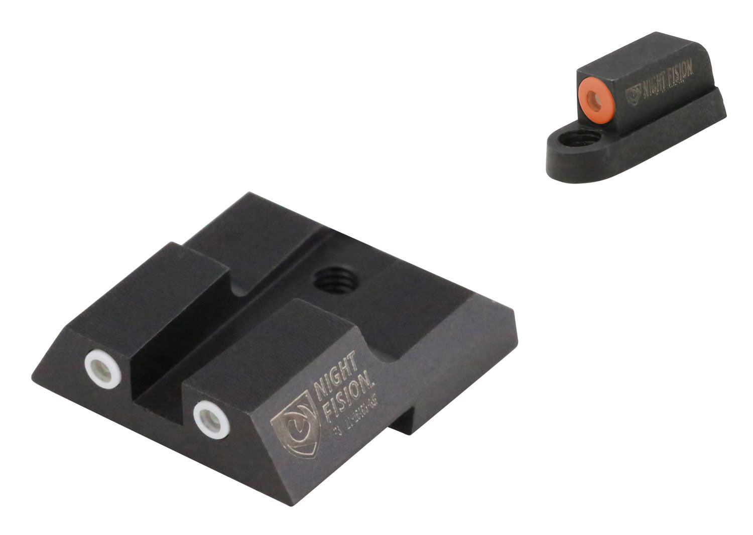 Night Fision CZU076003OGWG Tritium Night Sights for CZ P-07/P-09 Green/Orange Front & Green/White Rear