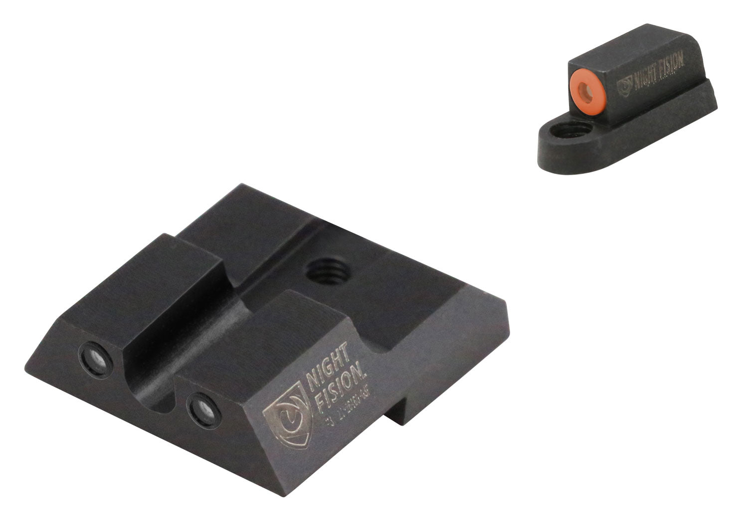 Night Fision CZU076007OGZG Tritium Night Sights for CZ P-07/P-09 Green/Orange Front & Green/Black Outline Rear