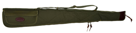 Boyt Harness OGC97PL09 Alaskan Shotgun Soft Case OD Green Waxed Canvas 48" with Brass Hardware
