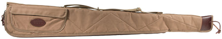 Boyt Harness OGC97PL06 Alaskan Shotgun Soft Case Khaki Waxed Canvas 48" with Brass Hardware