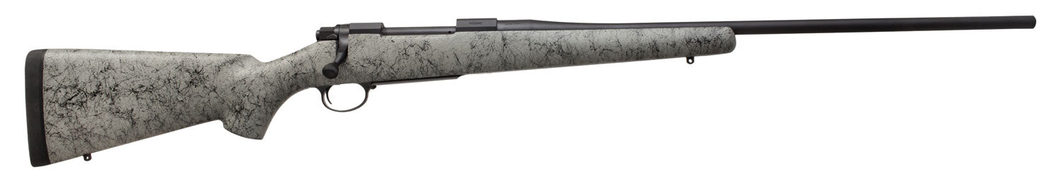 Nosler 39448 M48 Liberty 6.5 Creedmoor 4+1 24" Barrel, Graphite Black Cerakote Metal Finish, Gray Black Webbed Fixed Aramid Stock