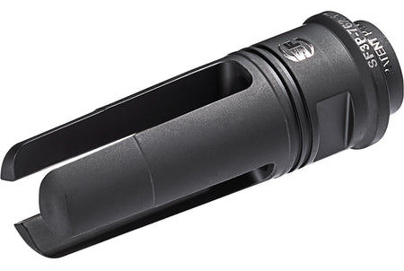SureFire SF3P762MG1228 SOCOM 3-Prong Flash Hider for 7.62x51mm NATO AR-10, 1/2"-28 tpi, Black DLC Stainless