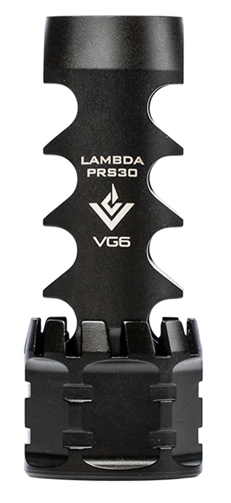 VG6 Precision APVG100029AR1 LAMBDA PRS30 Black Nitride Muzzle Brake 5/8"-24 tpi for M5 Platform 30 Cal