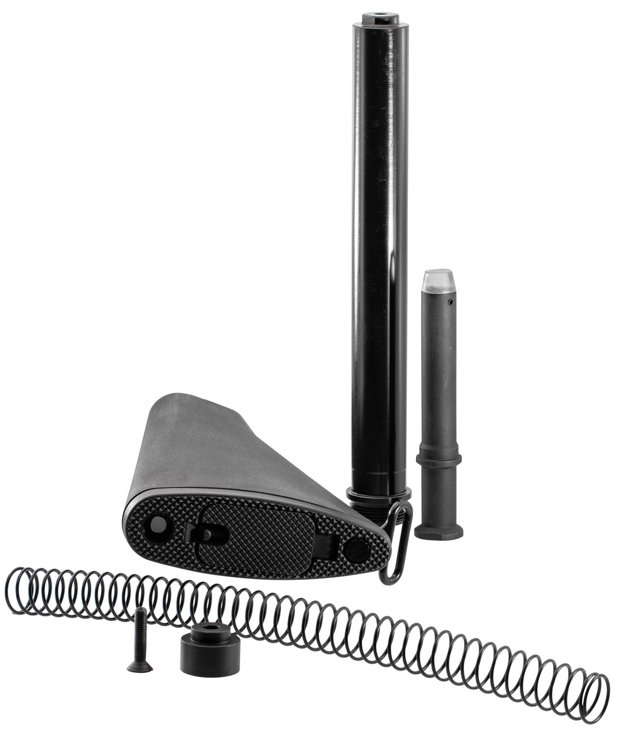 TacFire A2 Fixed Stock Kit for AR-10/AR-308 Polymer Black