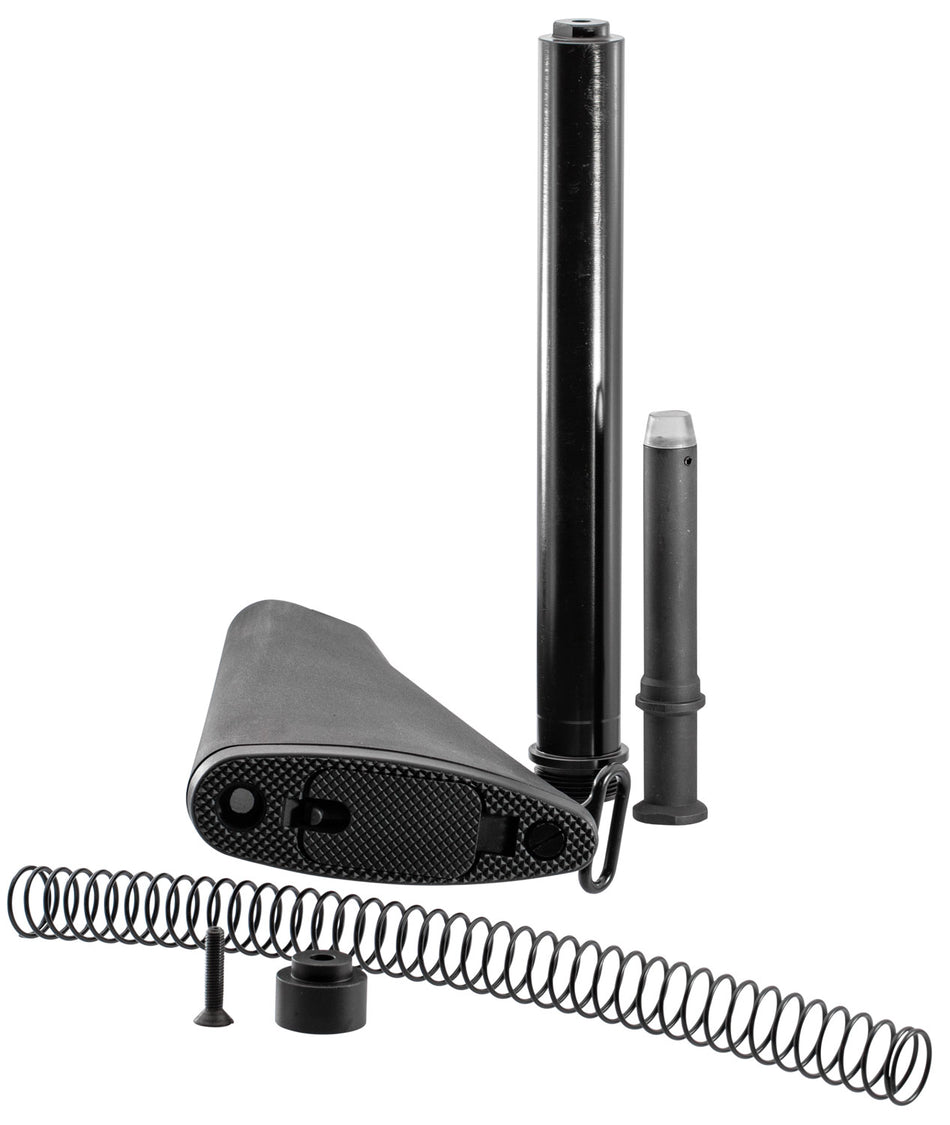 TacFire A2 Fixed Stock Kit for AR-10/AR-308 Polymer Black