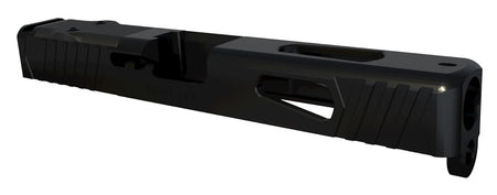 Rival Arms RA10G105A Precision Slide A1 QPQ Black Stainless Steel Doctor Optic Cut for Glock 17 Gen3