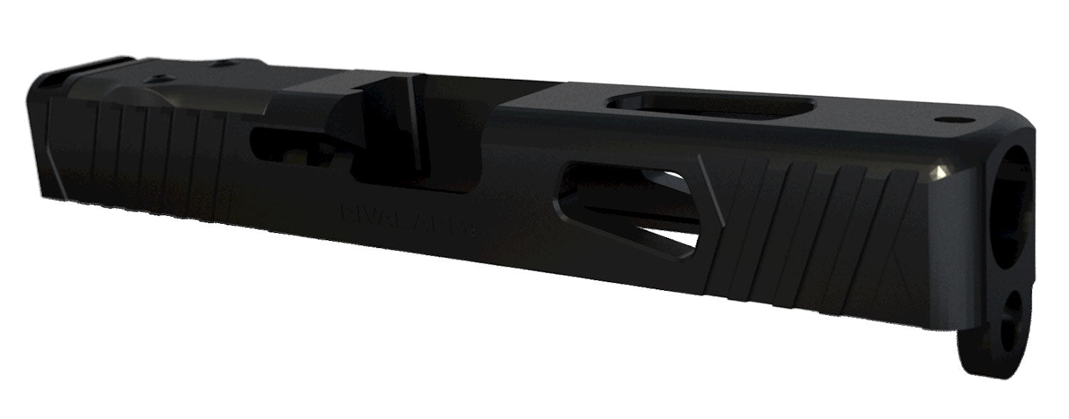 Rival Arms RA10G205A Precision Slide A1 Docter Cut Black QPQ Stainless Steel for Glock 19 Gen3