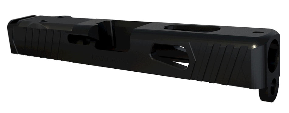 Rival Arms RA10G205A Precision Slide A1 Docter Cut Black QPQ Stainless Steel for Glock 19 Gen3