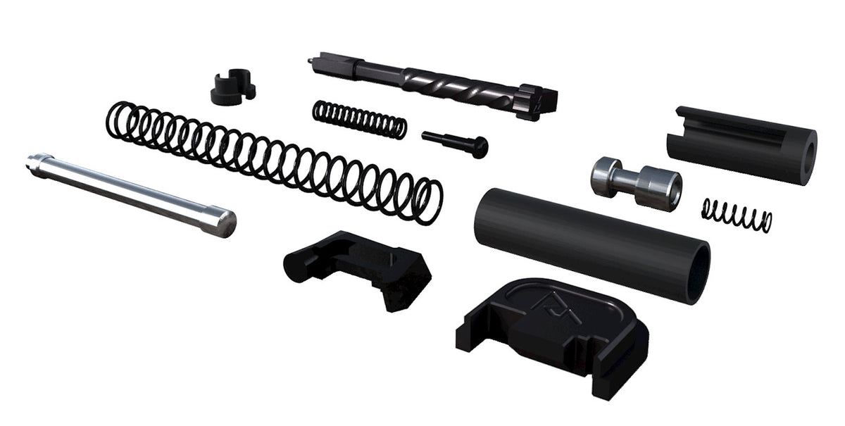 Rival Arms RA42G001A Slide Completion Kit for Glock Gen3-4 9mm Luger Black PVD Stainless Steel