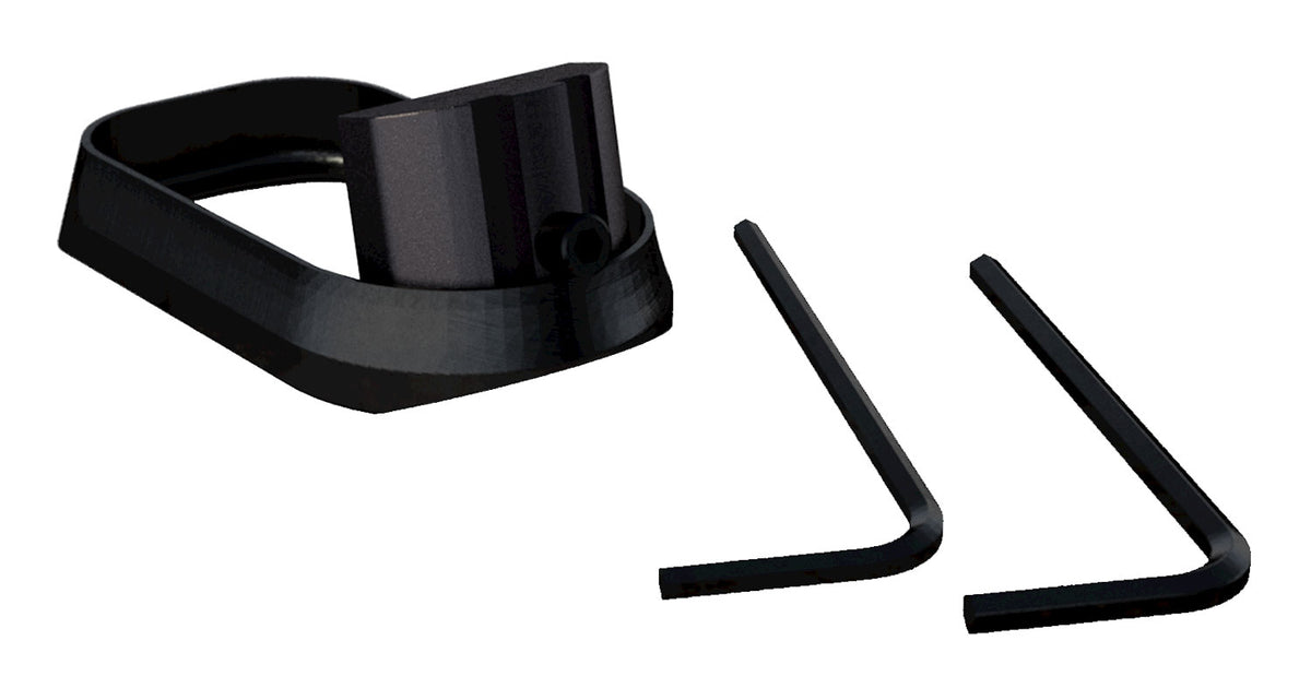 Rival Arms RA70G211A Two-Piece Aluminum Magwell Anodized Black for Glock 19 Gen4