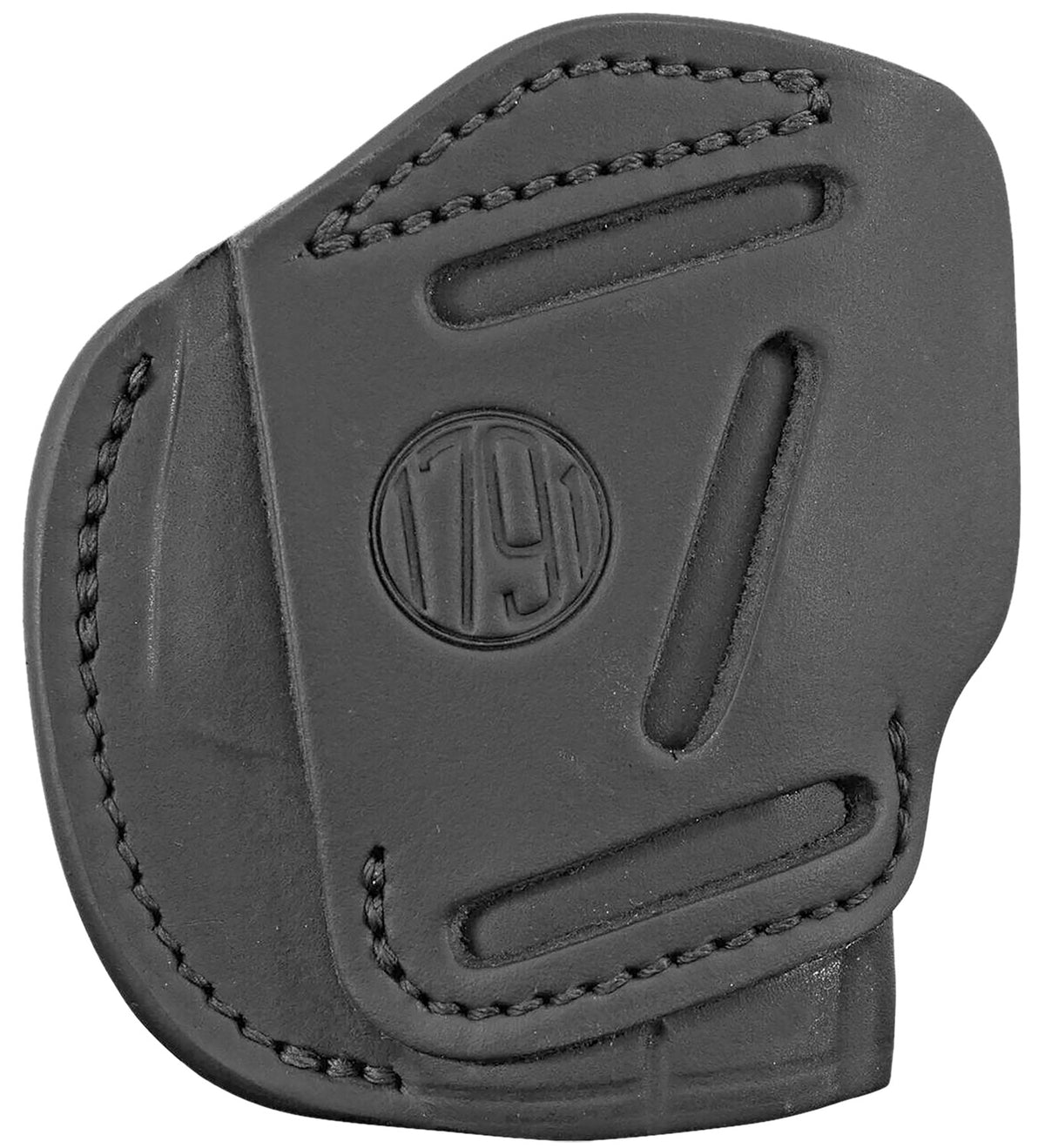 1791 Gunleather 3WH2SBLA 3-Way Multi-Fit IWB/OWB Holster Size 02 Stealth Black Leather Fits Glock 42 Ruger LCP Ambidextrous