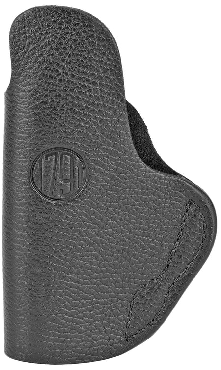 1791 Gunleather SCH IWB Size 01 Night Sky Black Leather Holster Belt Clip Ruger LCP/Sig P938/Walther PPK Right Hand