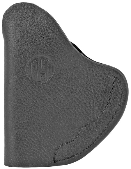 1791 Gunleather SCH IWB Size 02 Night Sky Black Leather Holster Belt Clip Ruger LC9/S&W J Frame/Colt Cobra Right Hand