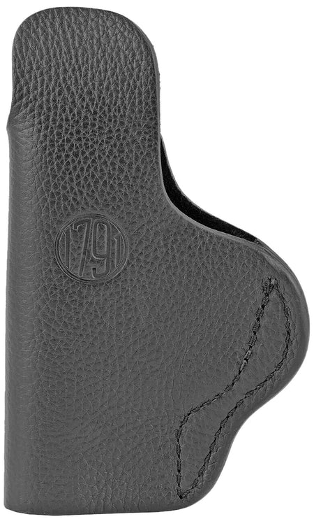 1791 Gunleather SCH IWB Size 04 Night Sky Black Leather Holster Belt Clip Glock 17/S&W M&P Shield/Springfield XD Right Hand