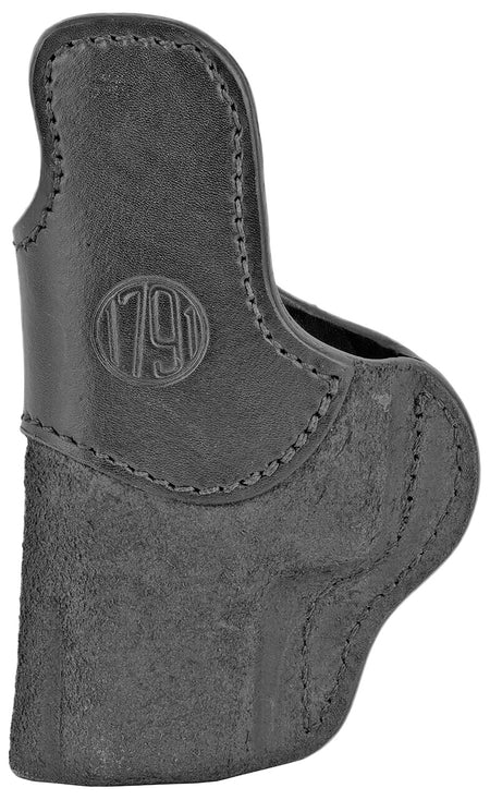 1791 Gunleather RCH IWB Size 04 Black Leather Holster Belt Clip Glock 17/S&W M&P Shield/Springfield XD Right Hand