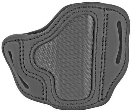 1791 Gunleather CFBHCSBLR BHC OWB Size C Stealth Black Carbon Fiber Leather Belt Slide Holster Glock 43/Sig P365/Walther PPK Right Hand