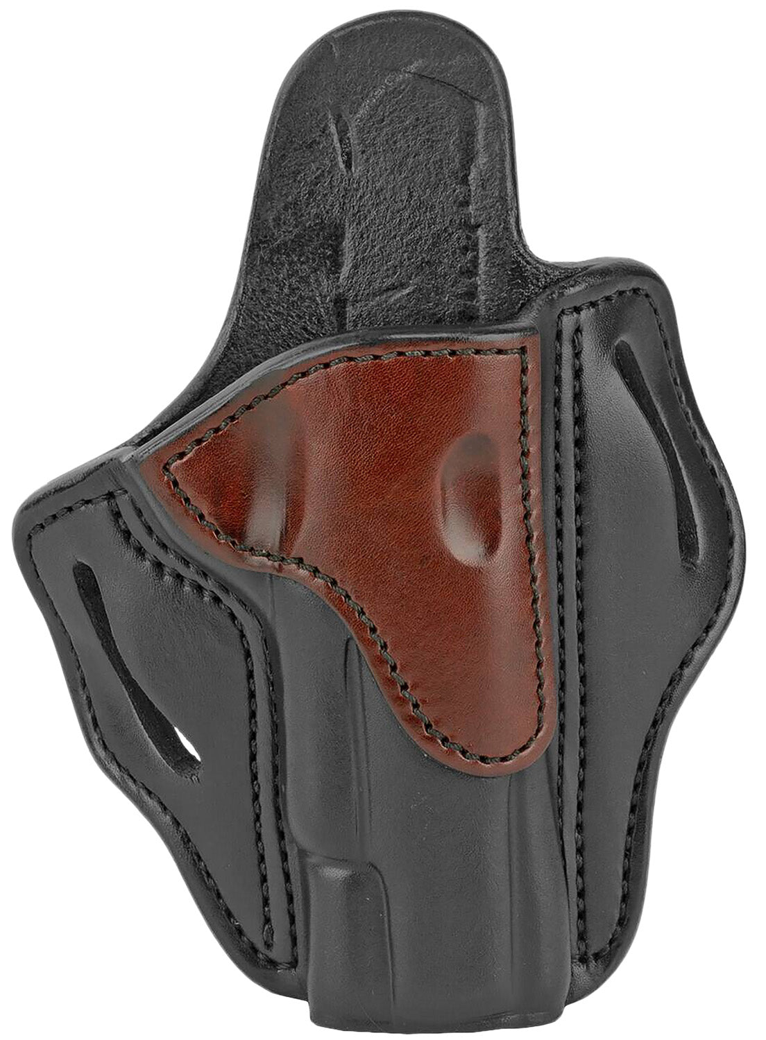 1791 Gunleather BH1 OWB Size 01 Brown on Black Leather Belt Holster Fits 4-5" 1911