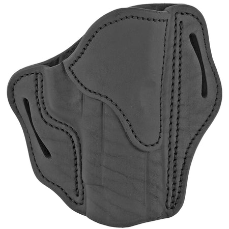 1791 Gunleather BH2.3 OWB Size 2.3 Stealth Black Leather Belt Holster for Glock 17/Sig P226/HK VP9 Right Hand