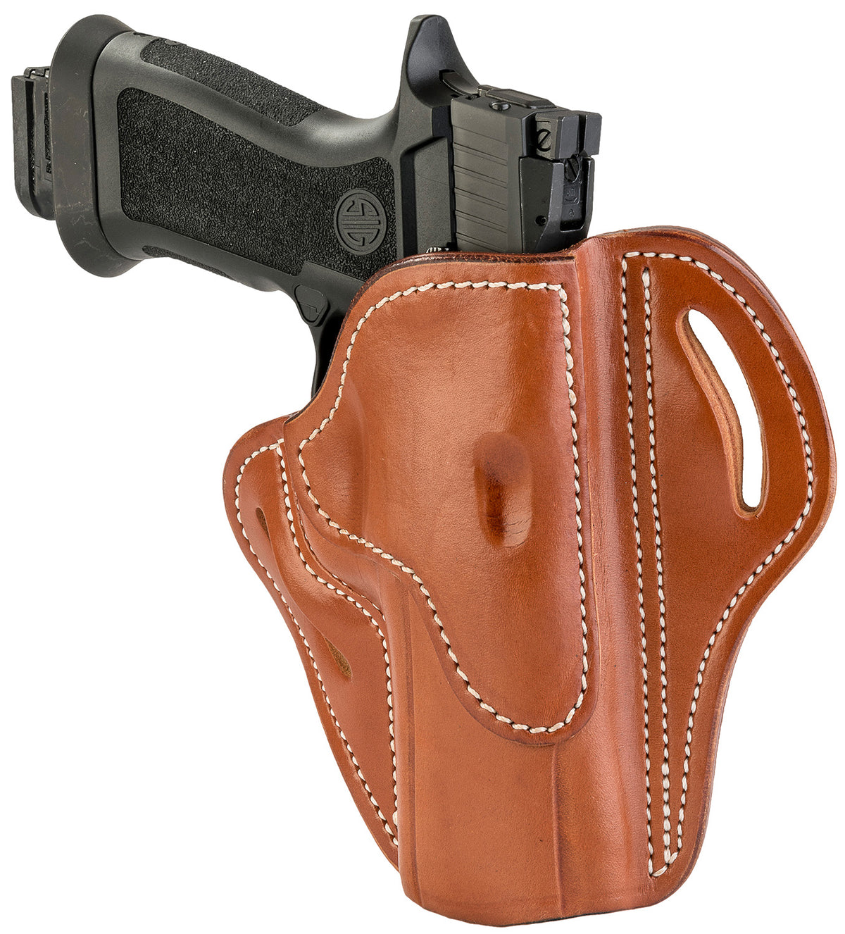 1791 Gunleather BH2.4 OWB Size 2.4 Classic Brown Leather Belt Holster for Walther PPQ/Sig P320/XD-M