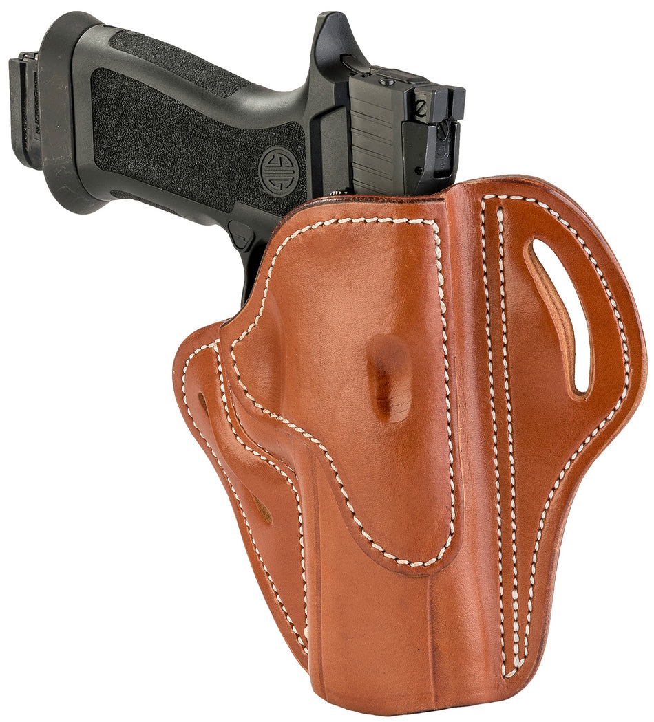 1791 Gunleather BH2.4 OWB Size 2.4 Classic Brown Leather Belt Holster for Walther PPQ/Sig P320/XD-M