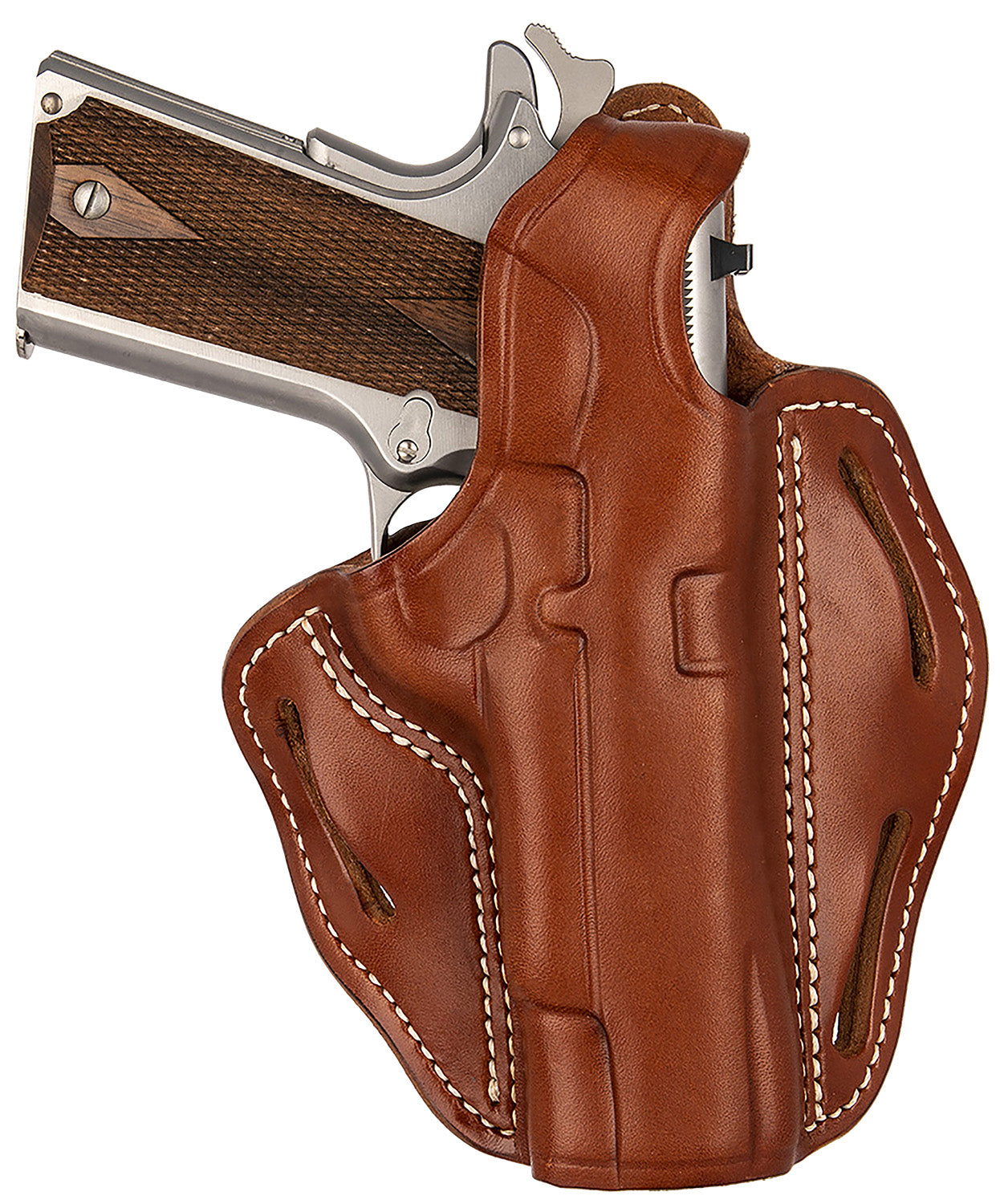 1791 Gunleather BHX OWB Size 01 Classic Brown Leather Retention Belt Holster for 4-5" 1911