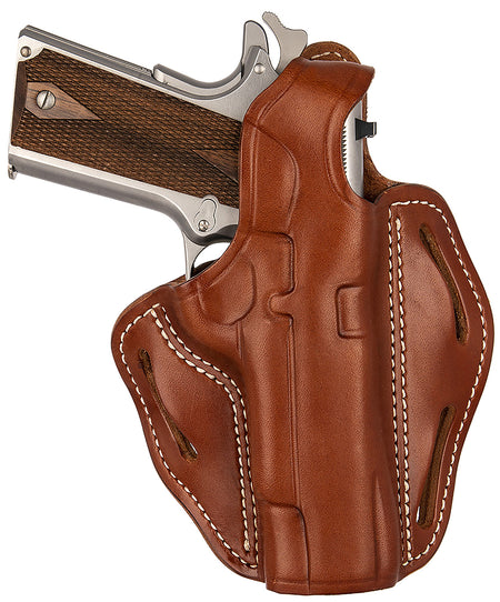1791 Gunleather BHX OWB Size 01 Classic Brown Leather Retention Belt Holster for 4-5" 1911