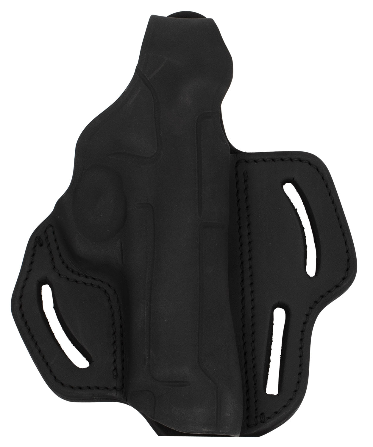 1791 Gunleather BHX OWB Size 04 Stealth Black Leather Retention Belt Holster for Beretta 92/CZ 75/P-10
