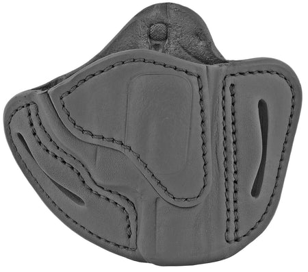 1791 Gunleather RVH1 OWB Revolver Holster Size 01 Stealth Black Leather Fits S&W J Frame and Ruger LCR Right Hand