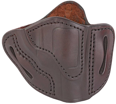 1791 Gunleather RVH1 OWB Revolver Holster Size 01 Signature Brown Leather Fits S&W J Frame and Ruger LCR Right Hand