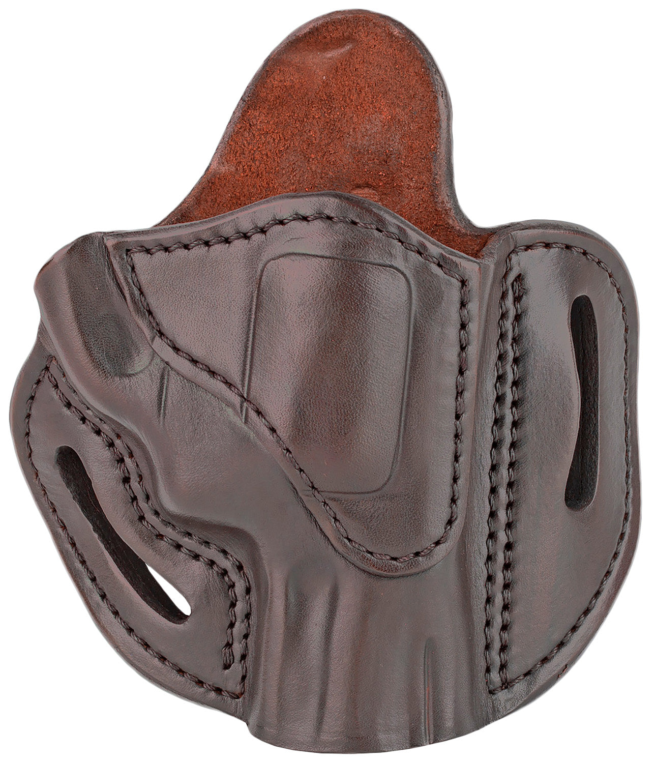 1791 Gunleather RVH2S OWB Revolver Holster Size 02S Signature Brown Leather Fits S&W K Frame Right Hand