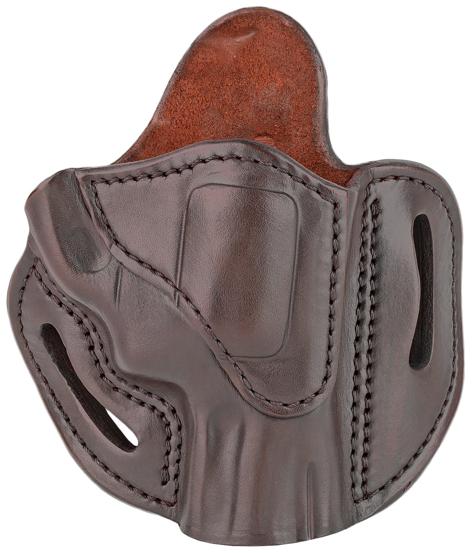1791 Gunleather RVH2S OWB Revolver Holster Size 02S Signature Brown Leather Fits S&W K Frame Right Hand