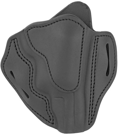 1791 Gunleather RVH3 OWB Revolver Holster Size 03 Stealth Black Leather Fits S&W Governor Right Hand