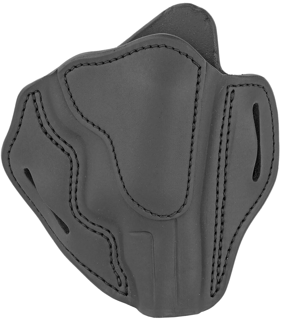 1791 Gunleather RVH3 OWB Revolver Holster Size 03 Stealth Black Leather Fits S&W Governor Right Hand