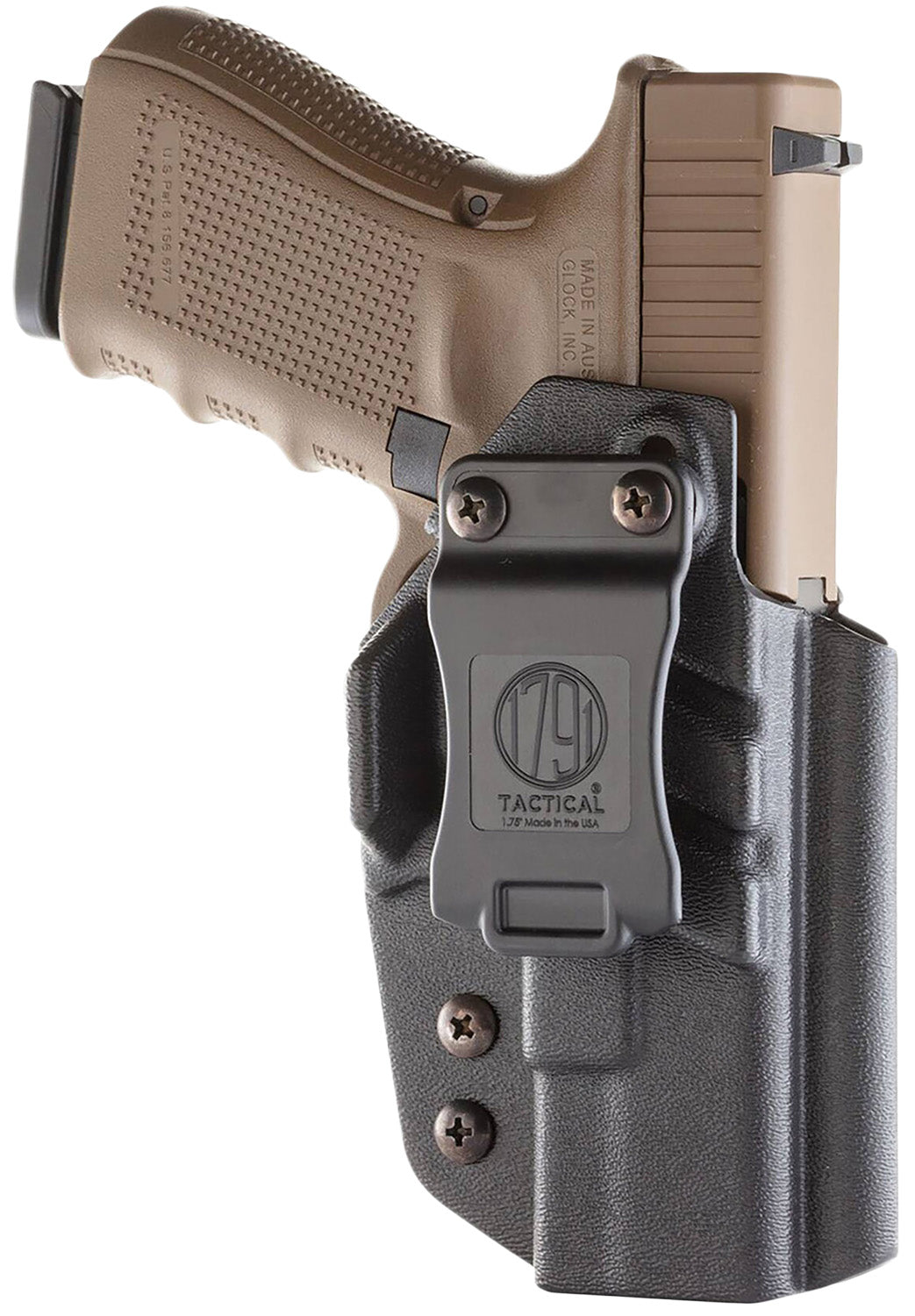 1791 Gunleather Tactical Kydex IWB Holster Black Fits Glock 17 19 22 23 26 27 Gen 3 4 5 Right Hand