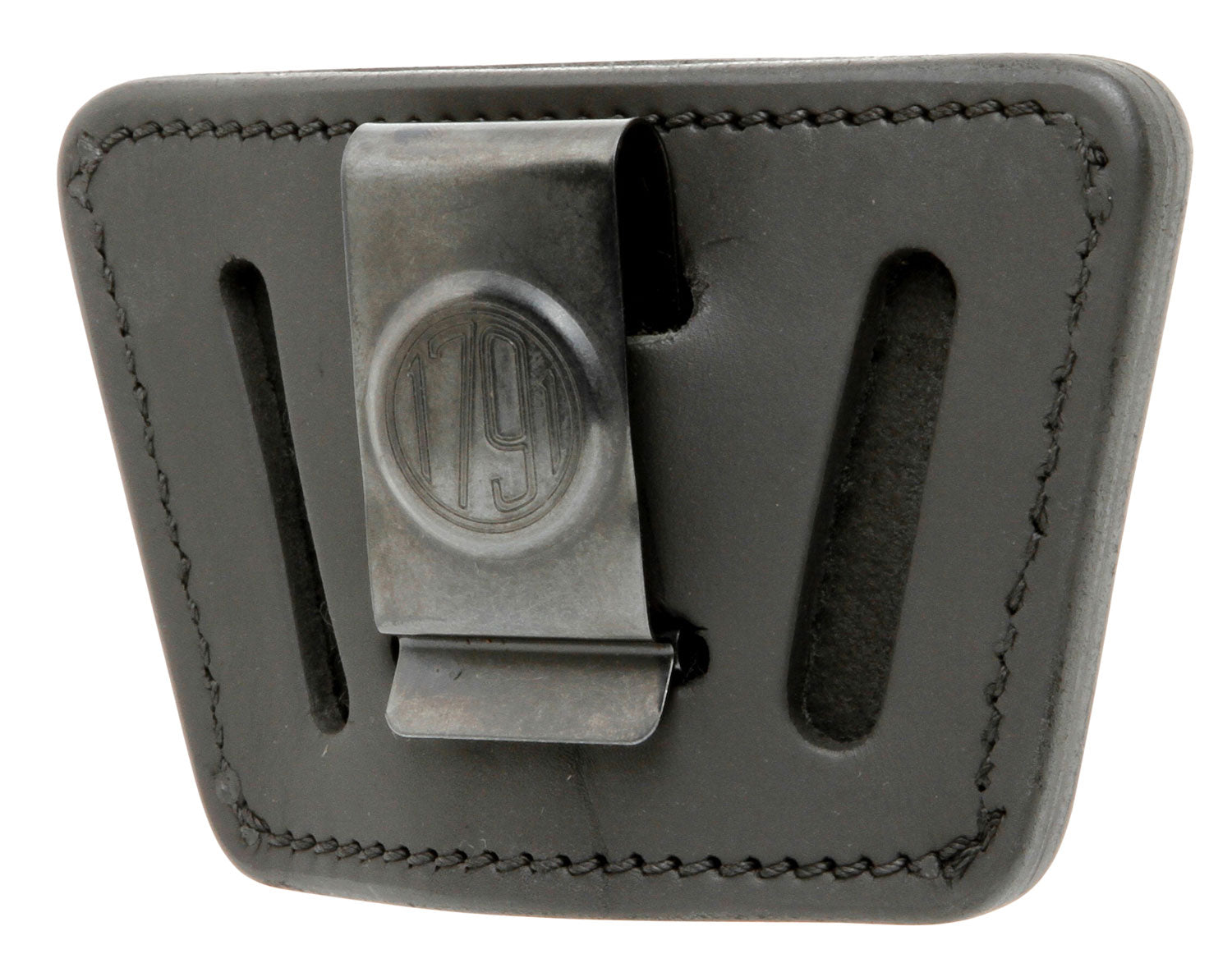 1791 Gunleather UIW IWB OWB Universal Holster Black Leather Fits Most Small to Mid Frame Autos Ambidextrous