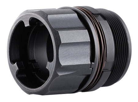 Dead Air DA428 Key-Mo Adapter for HUB Socket Silencers 1-3/8-24 Thread Black