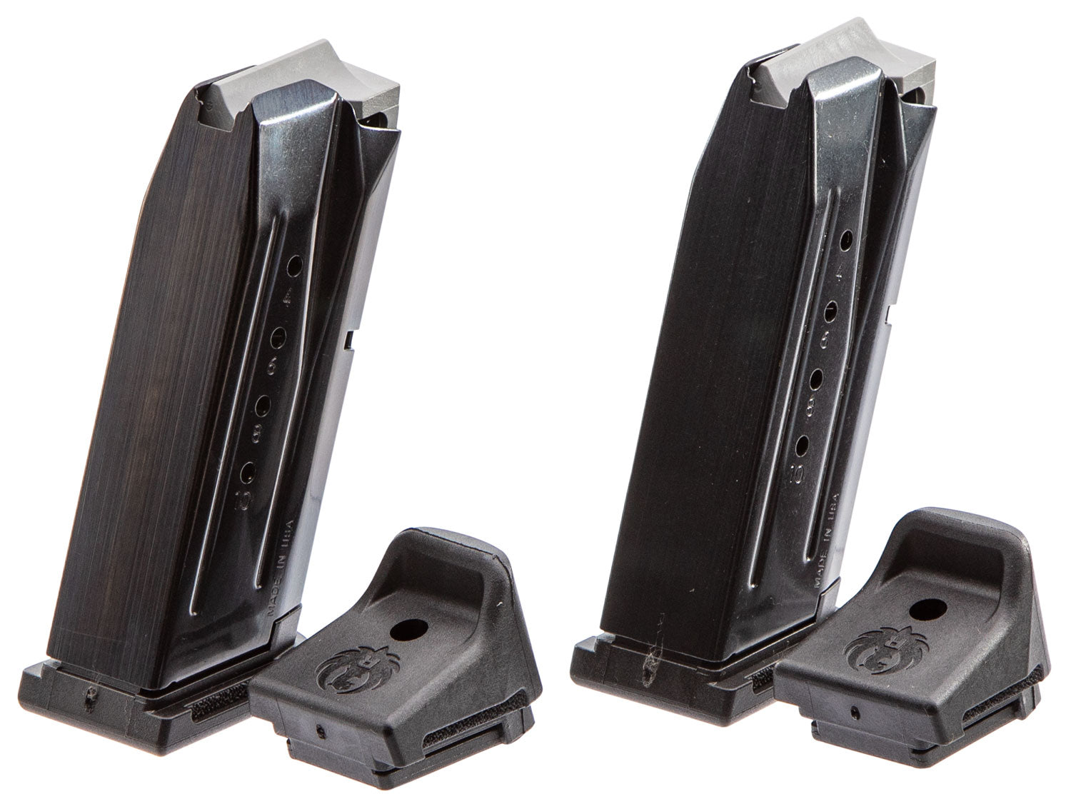 Ruger 90686 Security-9 Value Pack 10rd 9mm Luger Black Oxide Steel Magazines 2-Pack