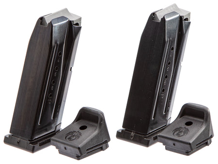Ruger 90686 Security-9 Value Pack 10rd 9mm Luger Black Oxide Steel Magazines 2-Pack