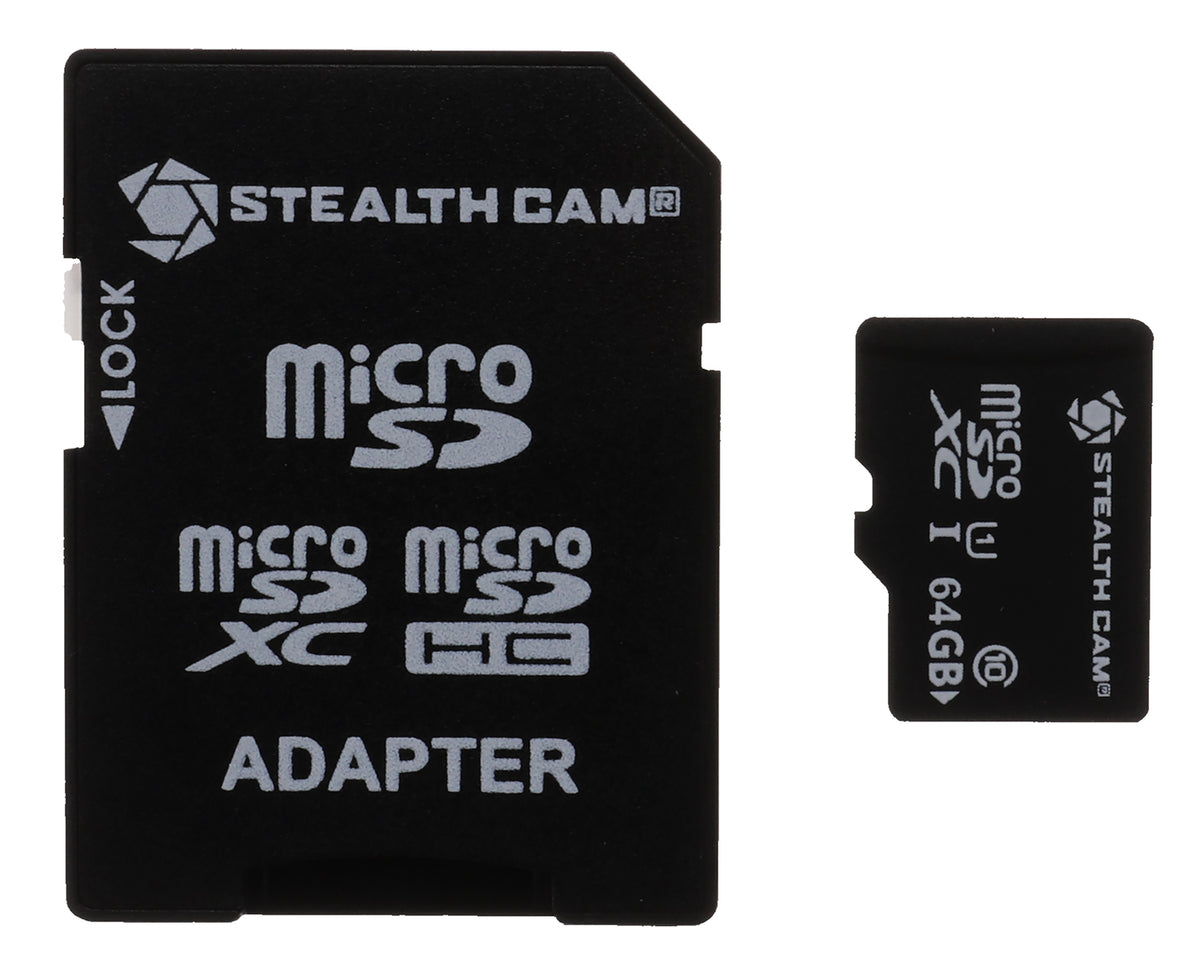 Stealth Cam STC64MICSD 64GB Micro SD Memory Card for Digital Cameras