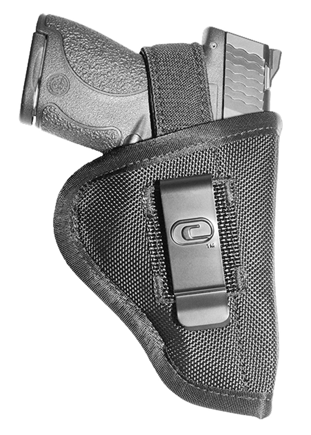 Crossfire Shooting Gear CRFTUSA1M1 The Undercover IWB/OWB Holster Size 01 Black Ballistic Nylon Ambidextrous Fits Micro 1-1.50" Barrel