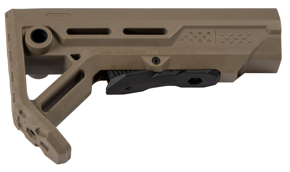 Strike Industries MOD1 Mil-Spec Drop-In Buttstock Flat Dark Earth Synthetic for AR-15/M16